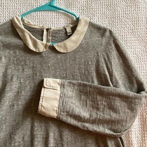 j crew peter pan collar shirt